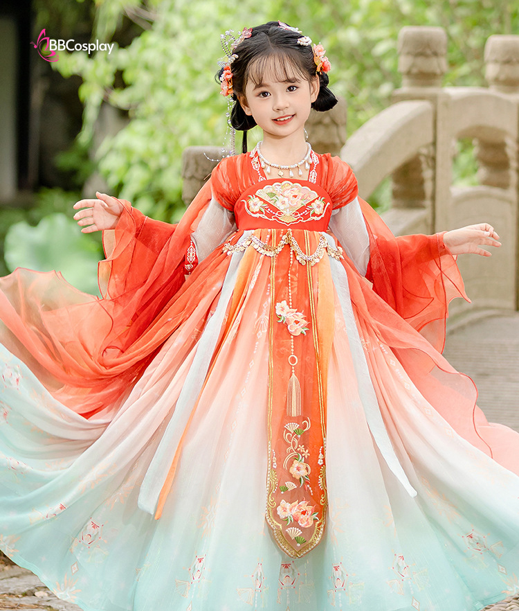 Trang Phục Cổ Trang Ngọc Thiên Hoa - Hồng Ngọc
