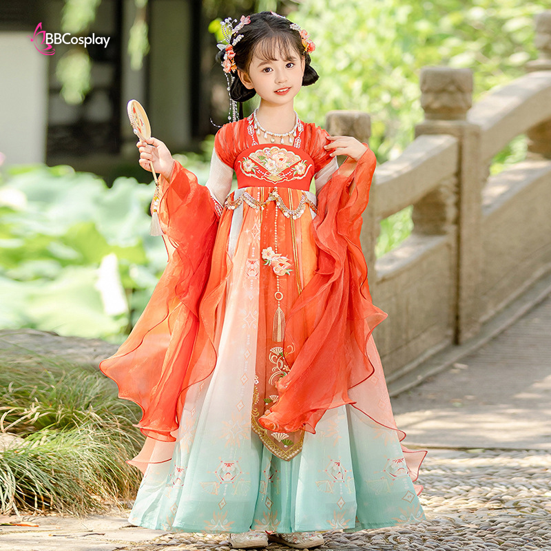 Trang Phục Cổ Trang Ngọc Thiên Hoa - Hồng Ngọc