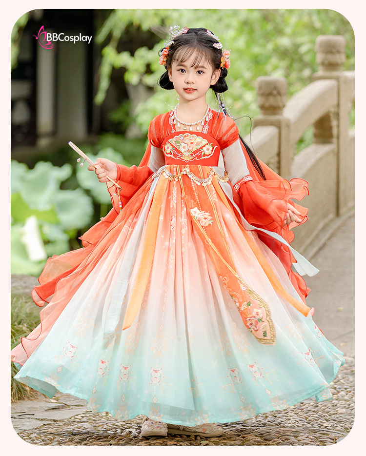 Trang Phục Cổ Trang Ngọc Thiên Hoa - Hồng Ngọc