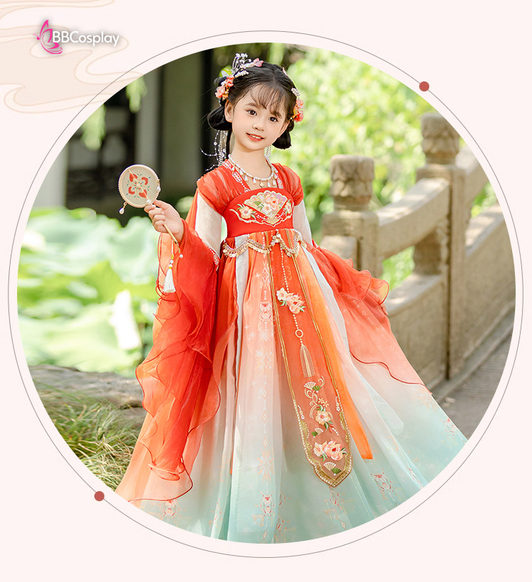 Trang Phục Cổ Trang Ngọc Thiên Hoa - Hồng Ngọc