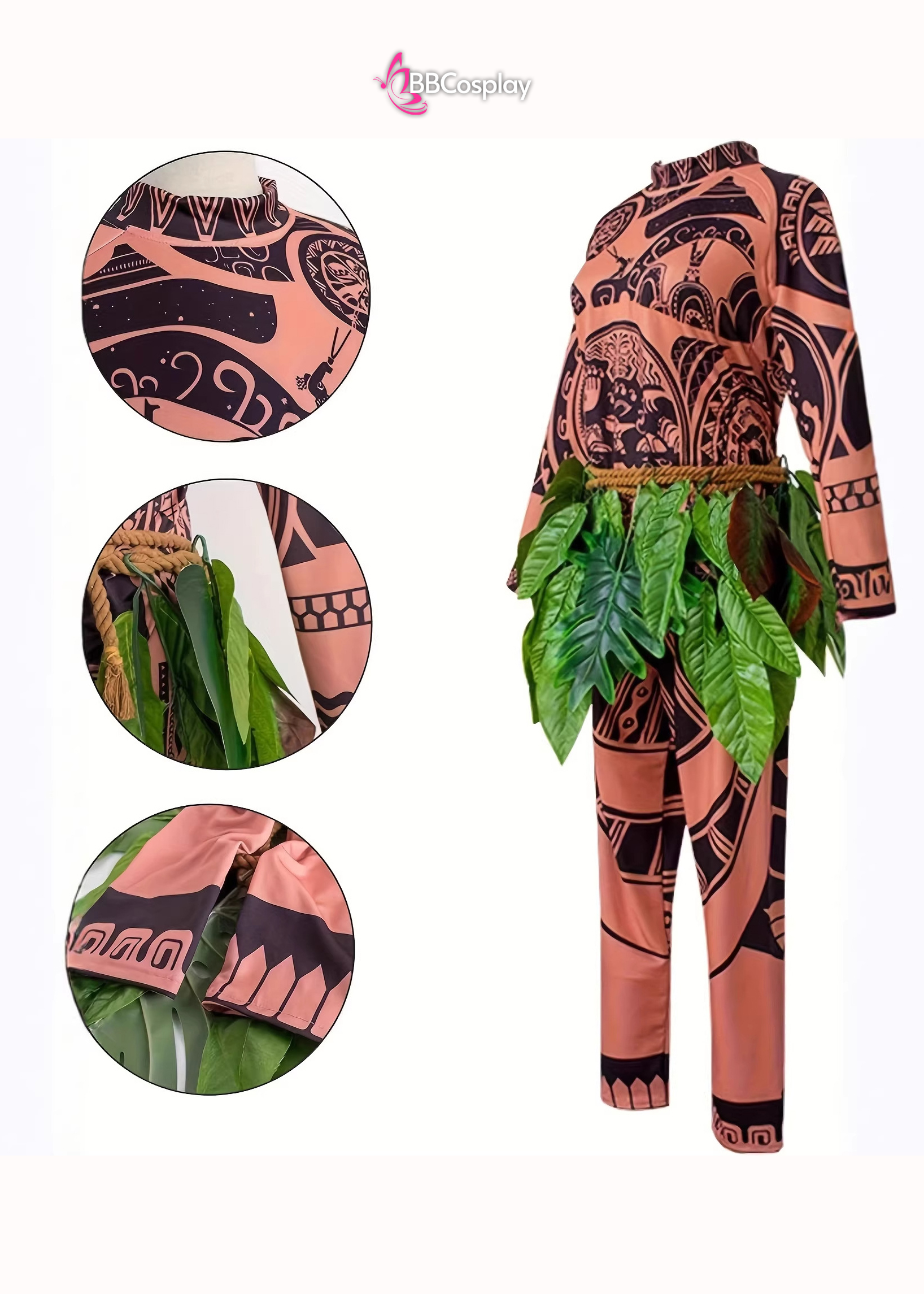 Trang Phục Hoá Trang Á Thần Maui - Trong Moana (2016)