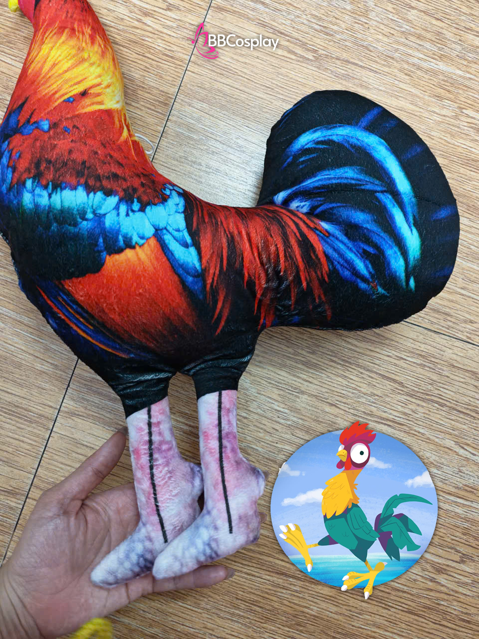 Đạo Cụ Mô Hình Gà Trống Hei Hei - Moana 2016