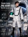 Trang Phục Phi Hành Gia - Màu Bạc Ánh Cực Quang