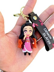Móc Khóa Nhân Vật Kimetsu No Yaiba Chất Liệu Silicon - Nezuko
