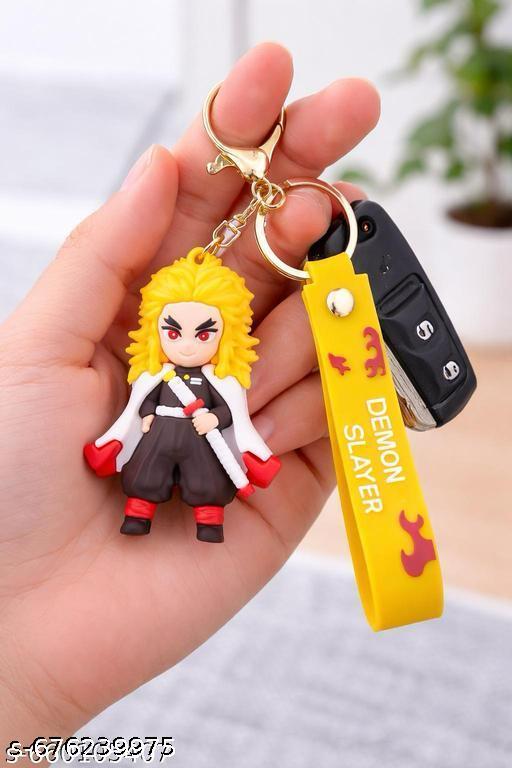 Móc Khóa Nhân Vật Kimetsu No Yaiba Chất Liệu Silicon - Agatsuma Zenitsu
