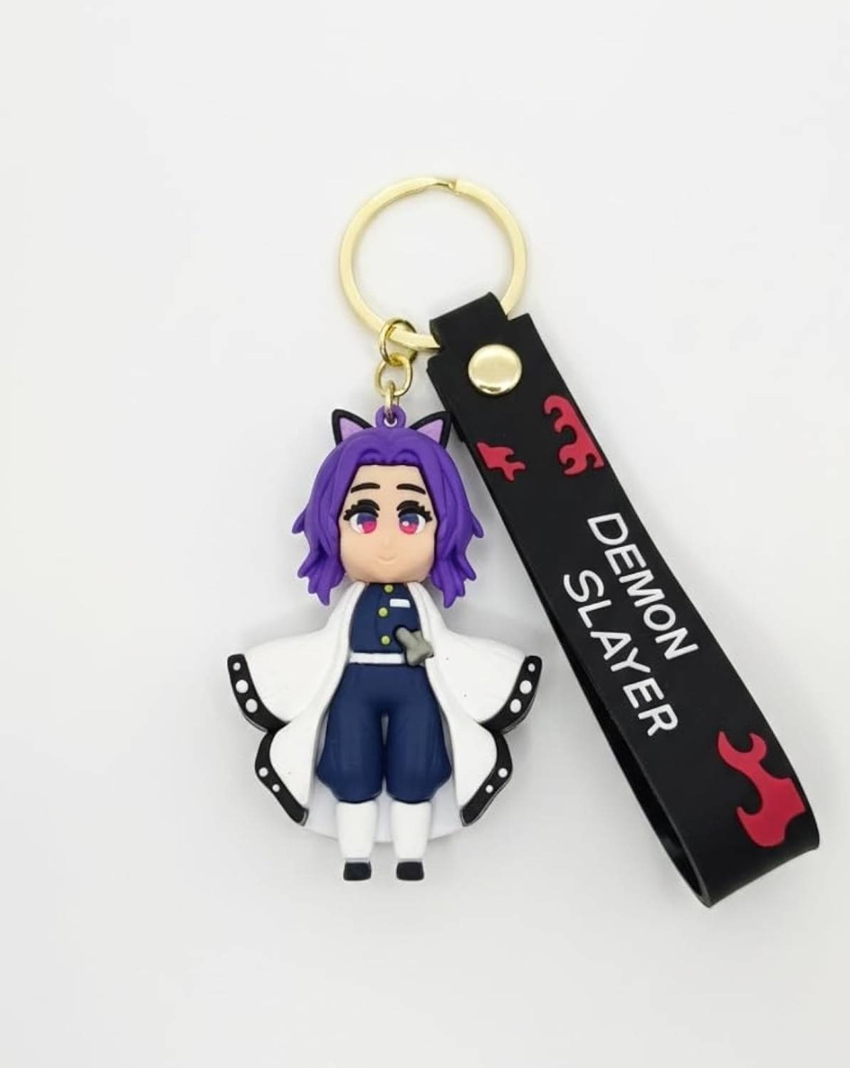 Móc Khóa Nhân Vật Kimetsu No Yaiba Chất Liệu Silicon - Shinobu Kocho