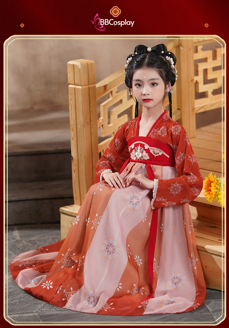 Trang Phục Hằng Nga Hạ Cẩm Nhi Cho Bé
