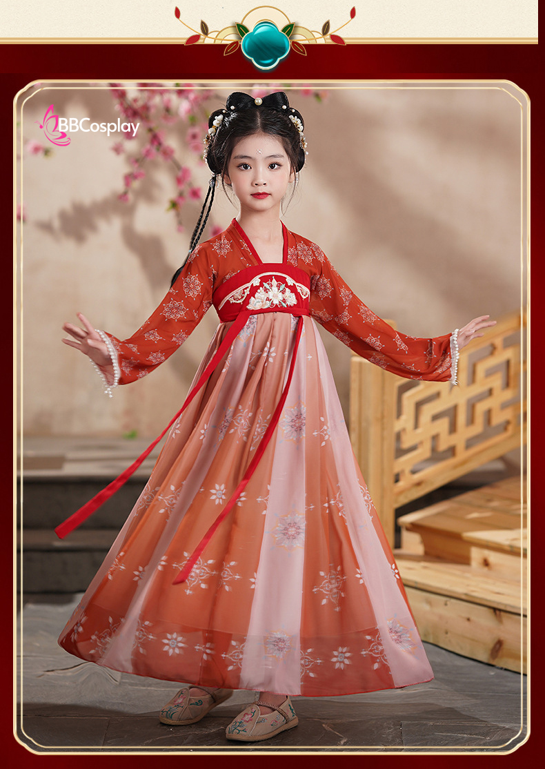 Trang Phục Hằng Nga Hạ Cẩm Nhi Cho Bé