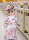 Trang Phục Cách Cách Mãn Thanh Lạc Vân Chi Cho Bé - Màu Hồng