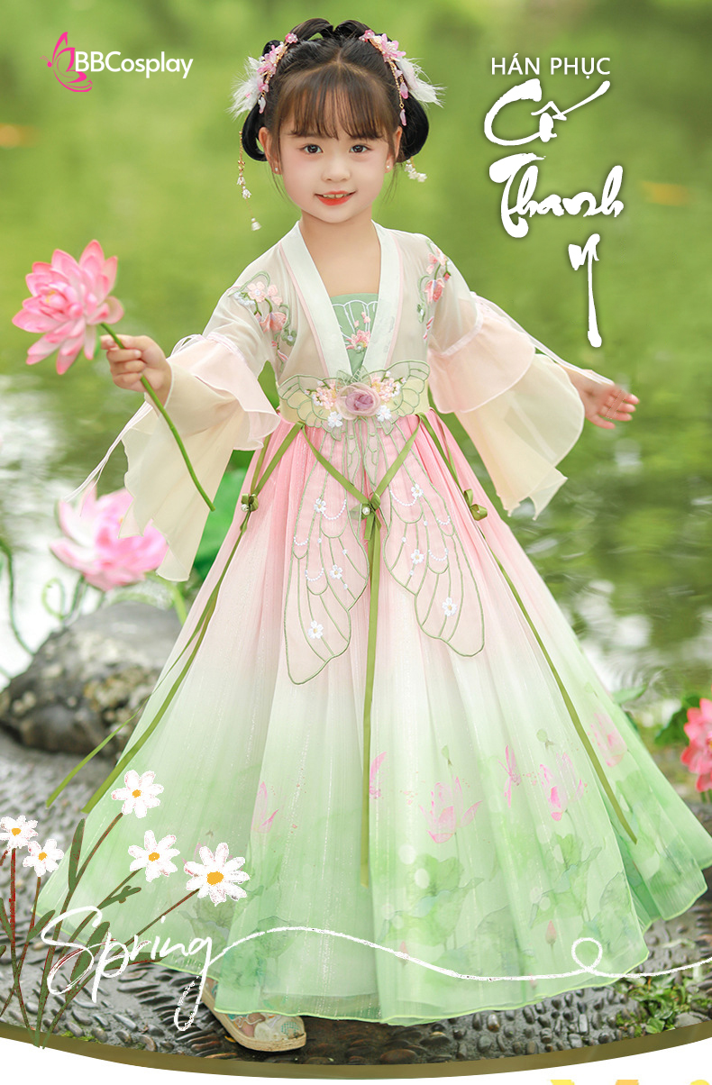 Trang Phục Hằng Nga Cố Thanh Y Cho Bé
