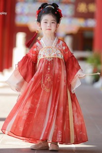 Trang Phục Hằng Nga Tô Cẩm Hoa Cho Bé