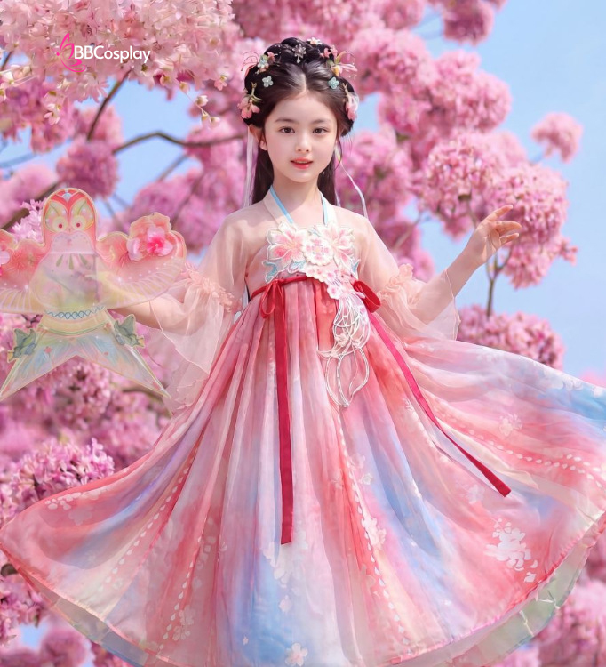 Trang Phục Hằng Nga Hạ Vân Nhi Cho Bé