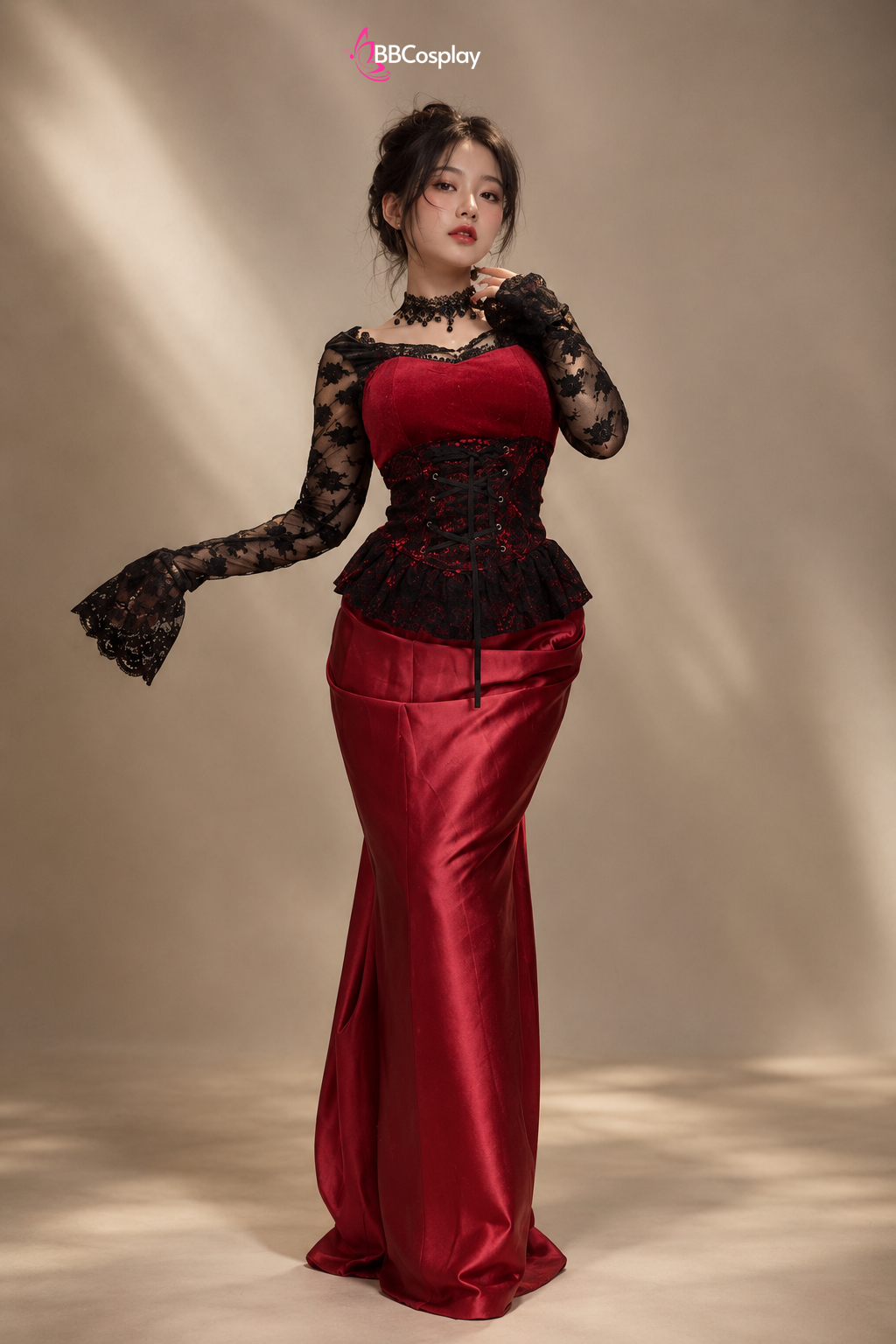 Trang Phục Bá Tước Ma Ca Rồng Mia Ravena