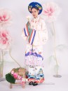 Chân Váy Nhật Bình - Quây Nhật Bình Màu Trắng