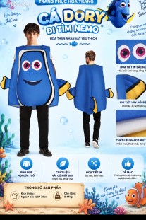 Trang Phục Mascot Cá Dory - Đi Tìm Nemo