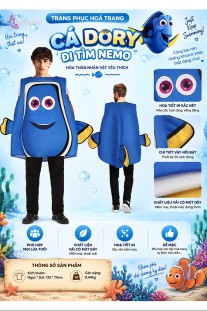 Trang Phục Mascot Cá Dory - Đi Tìm Nemo