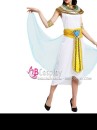 Trang Phục Ai Cập Nữ Trắng - Choàng Xanh