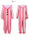 Trang Phục Biểu Diễn Hề Pink-Beige Halloween – Dark Clown Cosplay Jumpsuit