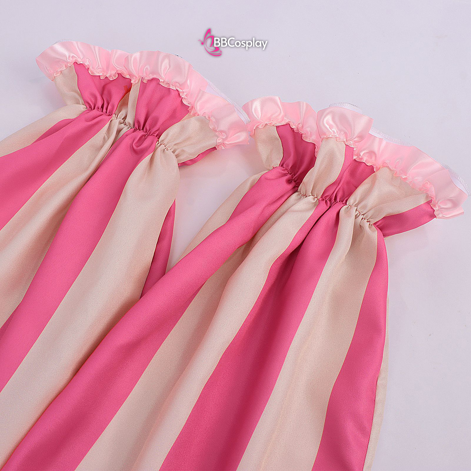 Trang Phục Biểu Diễn Hề Pink-Beige Halloween – Dark Clown Cosplay Jumpsuit