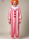 Trang Phục Biểu Diễn Hề Pink-Beige Halloween – Dark Clown Cosplay Jumpsuit