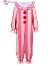 Trang Phục Biểu Diễn Hề Pink-Beige Halloween – Dark Clown Cosplay Jumpsuit
