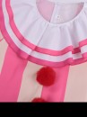 Trang Phục Biểu Diễn Hề Pink-Beige Halloween – Dark Clown Cosplay Jumpsuit