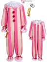 Trang Phục Biểu Diễn Hề Pink-Beige Halloween – Dark Clown Cosplay Jumpsuit