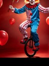 Trang Phục Biểu Diễn Hề Blue-Beige Halloween – Dark Clown Cosplay Jumpsuit