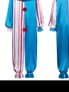Trang Phục Biểu Diễn Hề Blue-Beige Halloween – Dark Clown Cosplay Jumpsuit