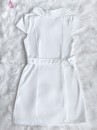 Bộ Cosplay Y Tá Lolita Ngắn Cổ Thủy Thủ Kèm Mũ - Màu Trắng