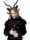 Phụ Kiện Cài Tóc Sừng Dê Gothic Đen Cho Cosplay