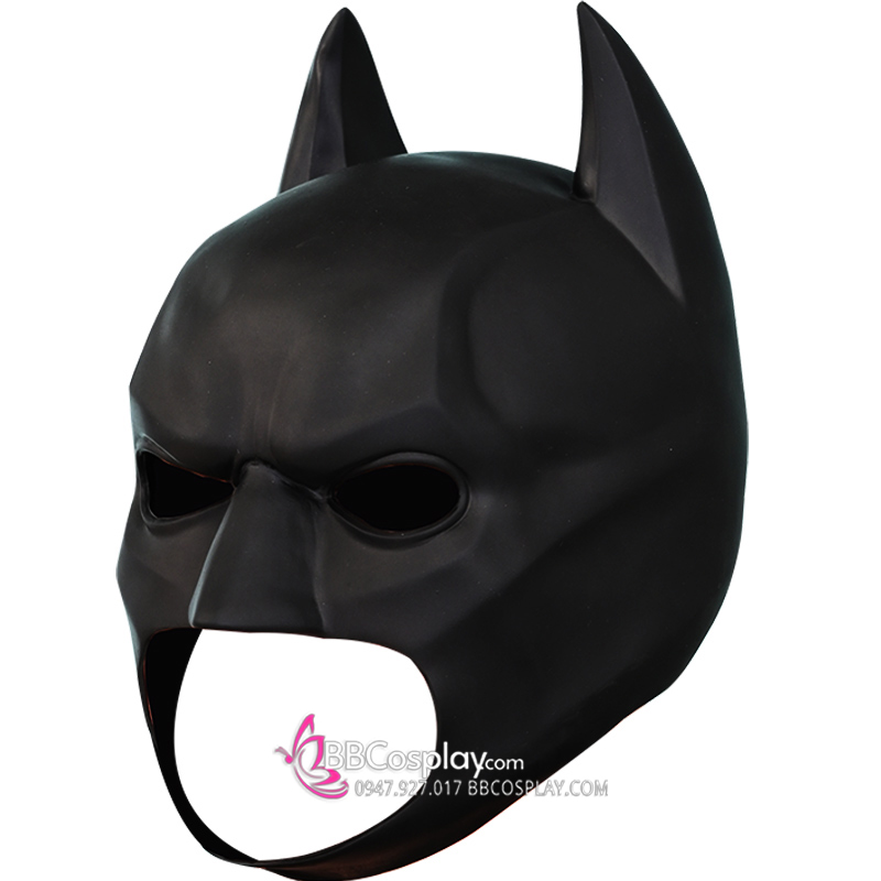 Mặt Nạ Batman Xịn - Loại Không Che Cổ (Loại Dày 240Gr)