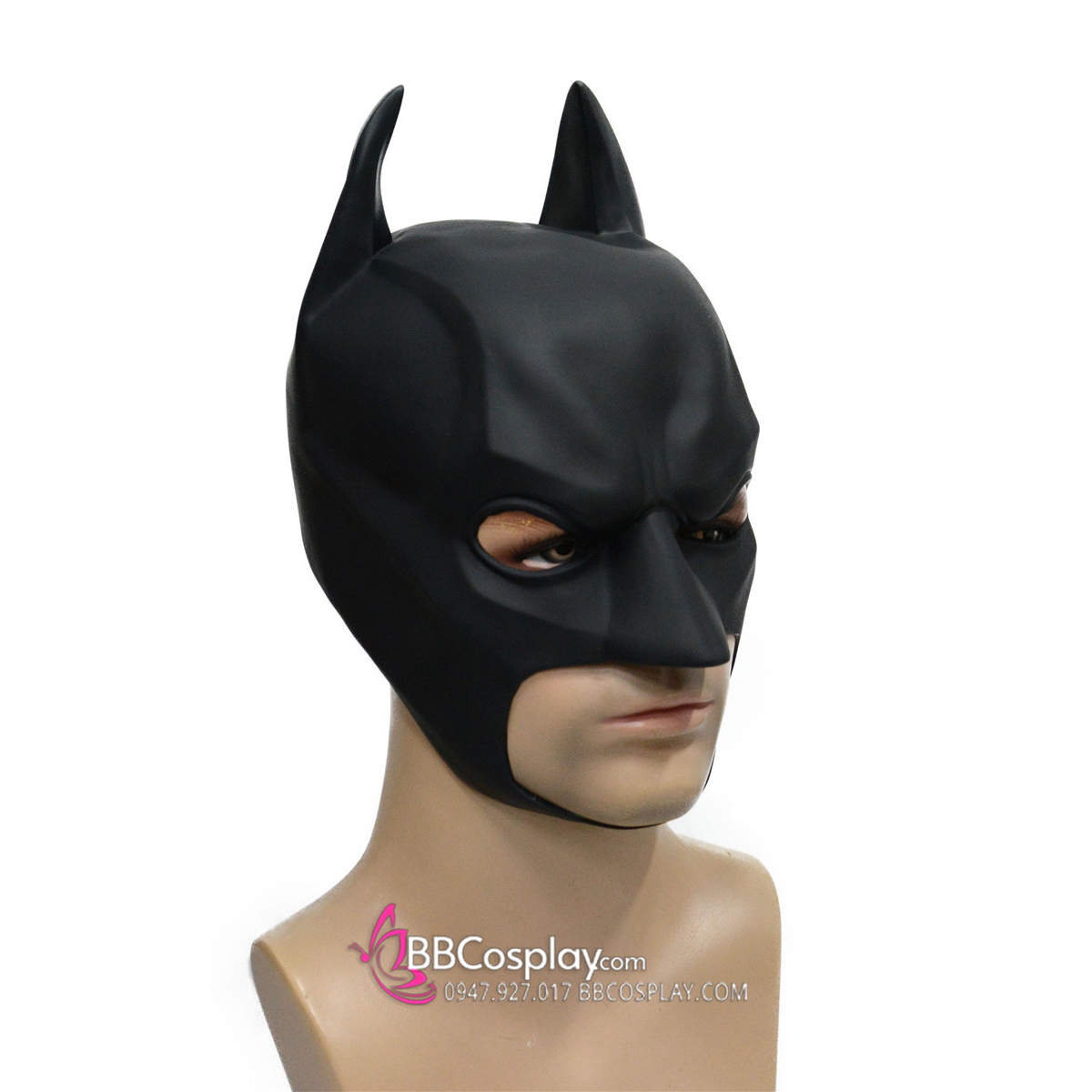 Mặt Nạ Batman Xịn - Loại Không Che Cổ (Loại Dày 240Gr)