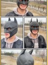 Mặt Nạ Batman Xịn - Loại Không Che Cổ (Loại Dày 240Gr)