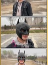 Mặt Nạ Batman Xịn - Loại Không Che Cổ (Loại Dày 240Gr)