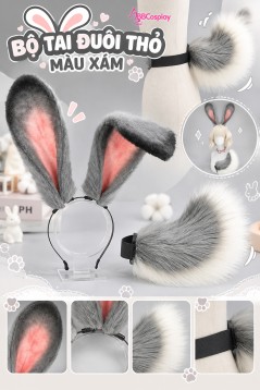 Bộ Tai Đuôi Thỏ Judy Trong Zootopia