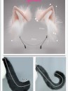 Bộ Tai Đuôi Mèo - Màu Hồng Phấn