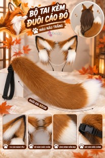 Bộ Tai Đuôi Cáo Đỏ - Cáo Nick (Zootopia)