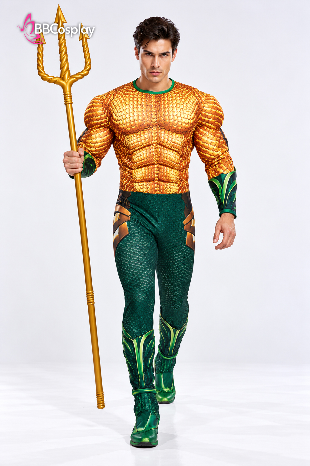 Trang Phục Siêu Anh Hùng Aquaman Độn Cơ Bắp