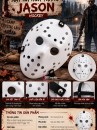Mặt Nạ Jason Trong Phim Thứ 6 Ngày 13 - Màu Trắng