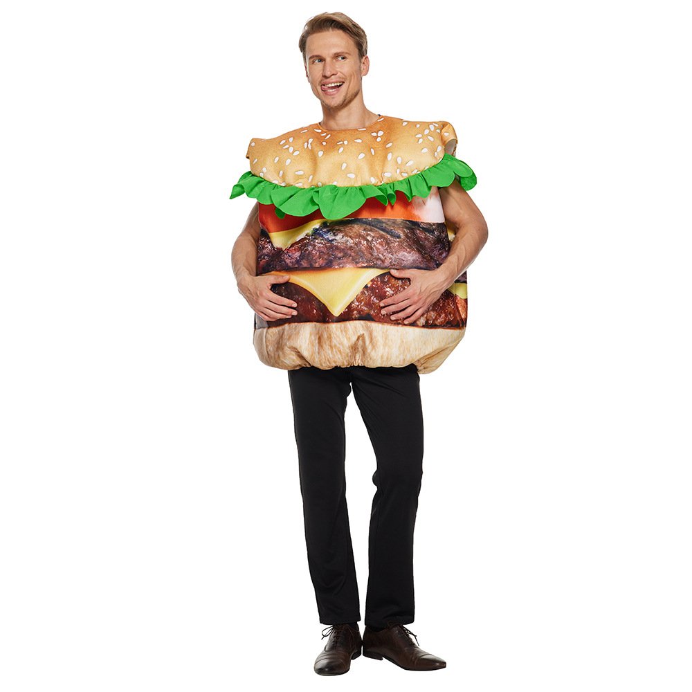 Trang Phục Mascot Hamburger Nóng Bỏng