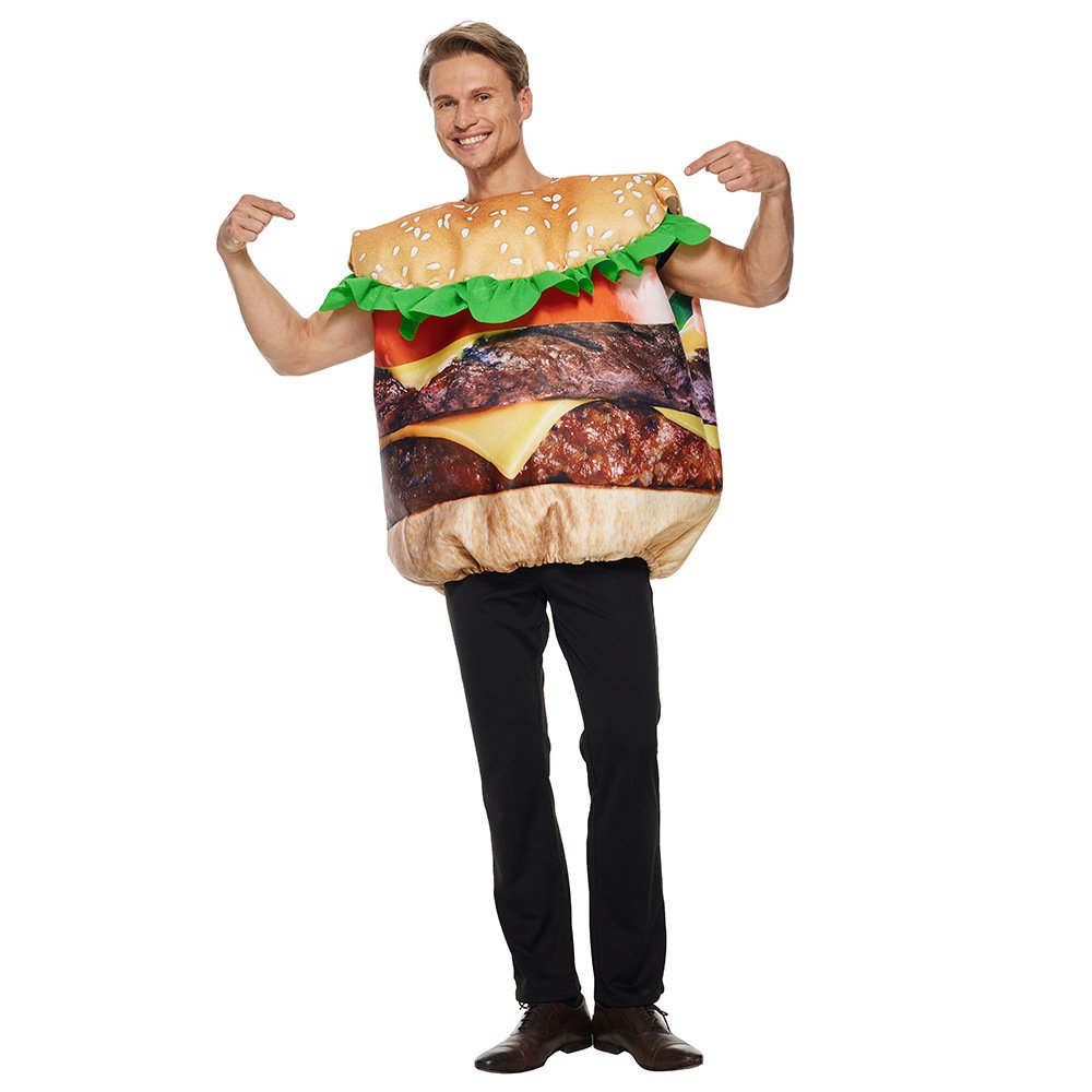 Trang Phục Mascot Hamburger Nóng Bỏng