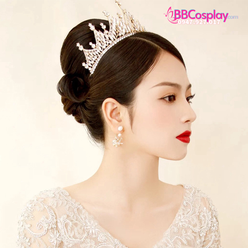 Vương Miện Nữ Hoàng White Queen - Màu Vàng
