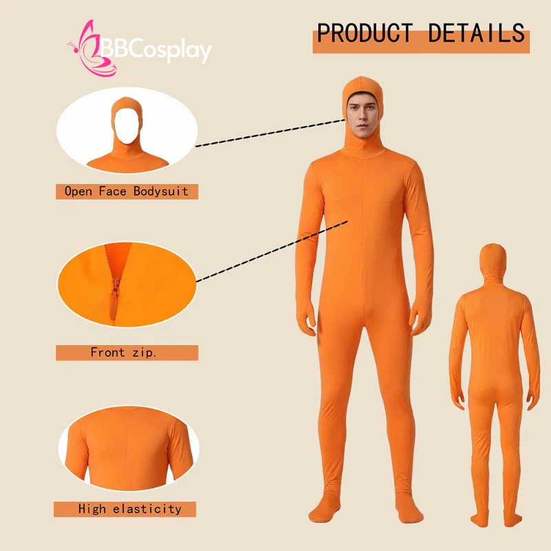 Trang Phục Hóa Trang Nhân Vật Lorax -   Màu Cam