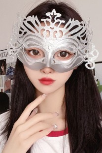 Mặt Nạ Halloween - Màu Bạc