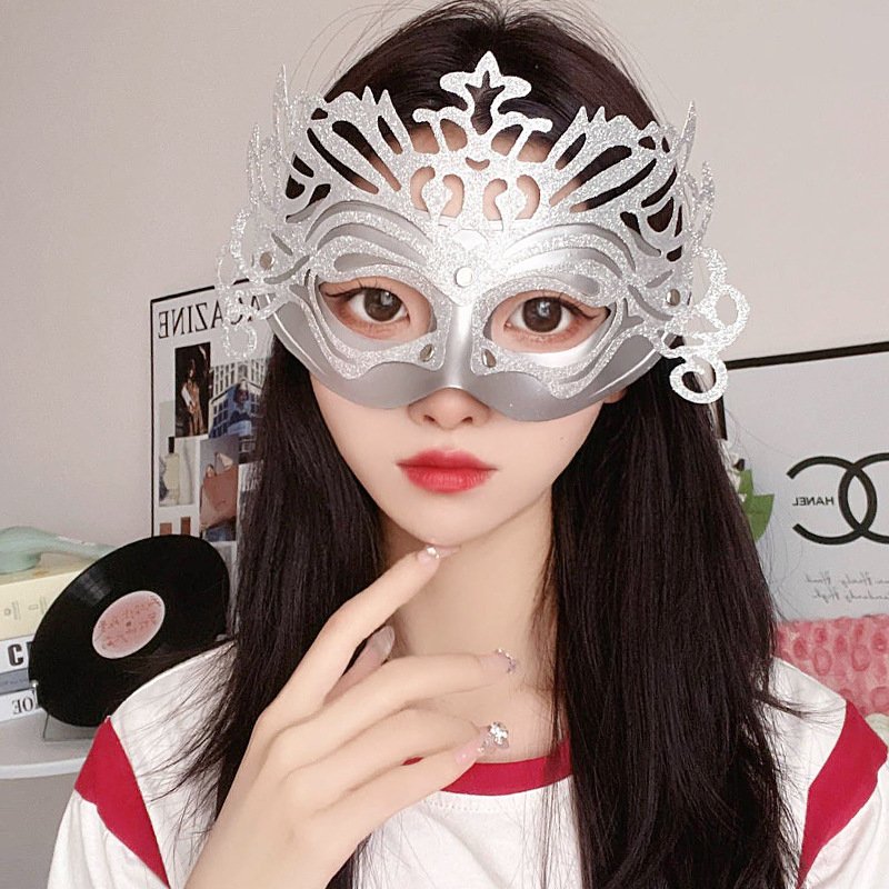 Mặt Nạ Halloween - Màu Bạc