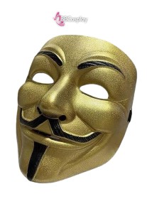 Mặt Nạ Hacker Anonymous Huyền Thoại  - Màu Vàng