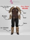 Đồ Chiến Binh Viking  - Màu Nâu
