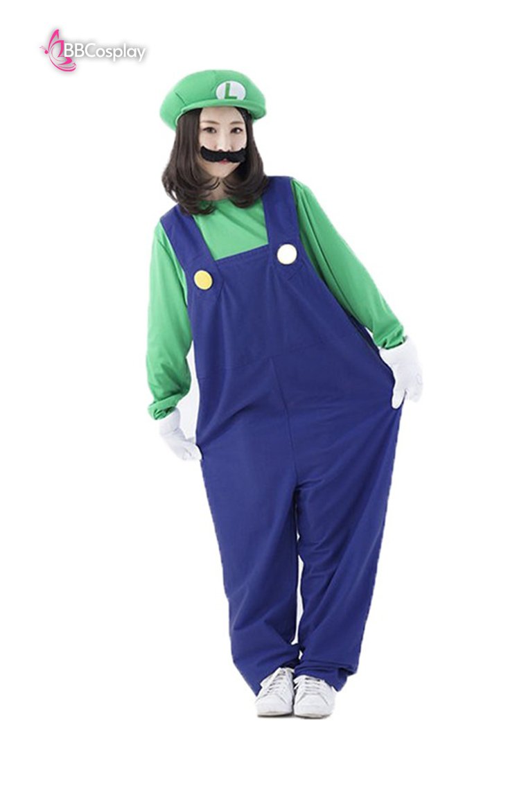 Trang Phục Super Mario Xanh Lá - Luigi