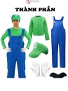 Trang Phục Super Mario Xanh Lá - Luigi